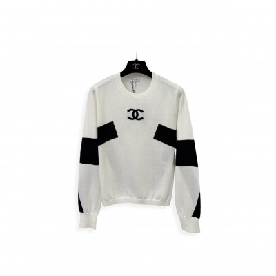 CHANEL SKI KNIT CREW NECK LONG SLEEVE 